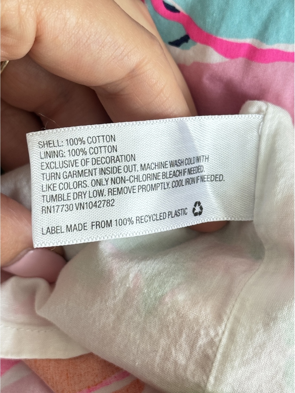 Lilly Pulitzer Target 20th Anniversary Nosey Posey Shift Dress Size 2 Cotton - Picture 9 of 12